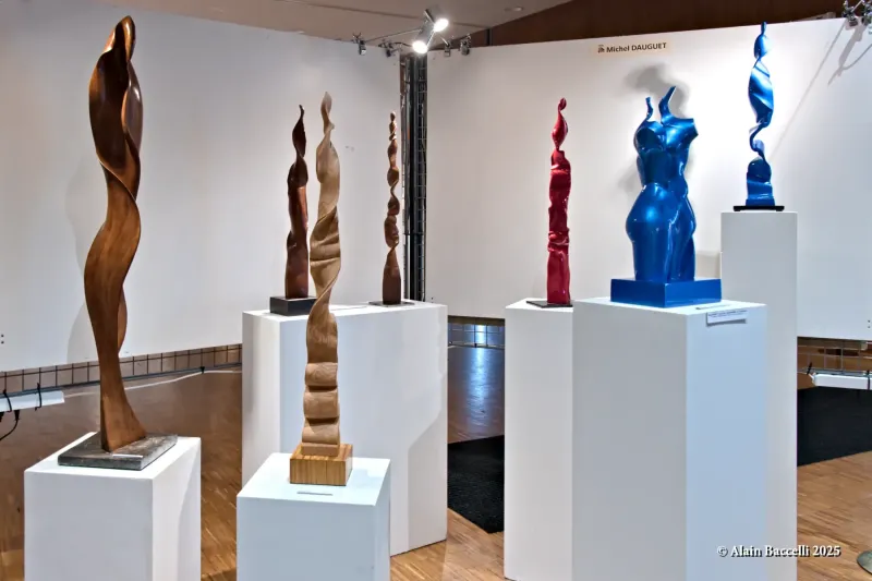 Expo Trég'art, sculptures Michel Dauguet
