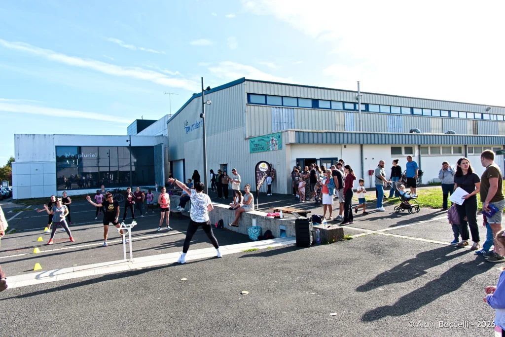 Forum des associations à Trégueux, Fitness et Zumba en démonstration